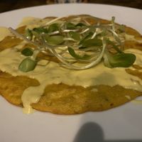 Vegan omelette  at Santosa Vegan Restaurant in Phuket