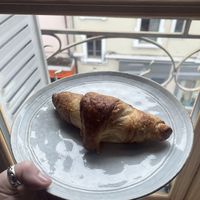 Vegan croissant for takeaway 🥐 🐣  at Lundi au soleil  in Annecy