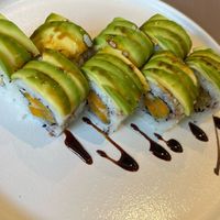 Uramaki fritto con zucca e avocado  at Bentobus in Lombardia