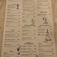 The vegan options are marked with a green leaf symbol on the menu   at Karater Georgian Bistro in Lisbon