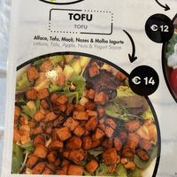 Tofu salad  at A Travessa in Santa Maria