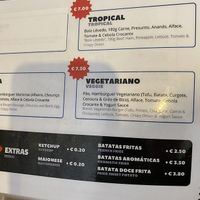 Veggie Burger  at A Travessa in Santa Maria