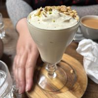 Lemon posset   at The Flask in London