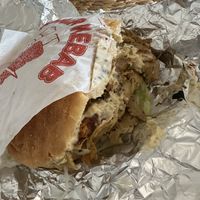 Vegan Döner with Saitan  at Aegi Döner in Hannover