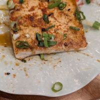 Grilled Tofu with red chili seasoning.  at Koi Ramen & Sushi in Grand Junction