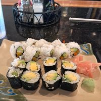 Vegetable Sushi and Avocado Sushi at Ichiban in Bowling Green