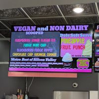 Menu at Willow Glen Creamery in San Jose