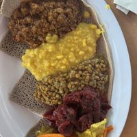   at Taffach Ethiopian Restaurant in Davis