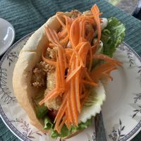 Tofu sandwich  at Amazing Vegan Food in Vang Vieng
