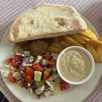   at Amazing Vegan Food in Vang Vieng