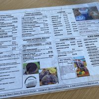 Vegetarian options but nothing vegan listed  at Towradgi Beach Eatery in Wollongong City Council