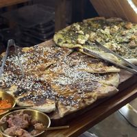 Pita pizza buffet on Wednesdayy  at La Portal to Shamballah in Gianyar