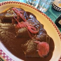 Enmoladas at Red Iguana 2 in Salt Lake City