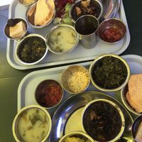 Thali style food at Hare Krishna in Lisbon