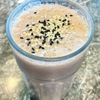 Banana and cocao superfood smoothie  at The Lime Tree Cafe & Kitchen - Al Qudra   in Dubai