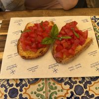 Bruscetta   at Angedras Lounge Bar  in Alghero