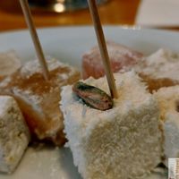 loukoums (rose, hazelnut, coconut, and pistachio) at Chez Funda - Le Village  in Paris