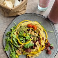 Hummus at OOFT Coffee in Berlin