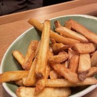 Golden fries  at Hans Im Gluck - Rembrandtplein in Amsterdam