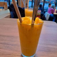 mango-ginger froozy at Hans Im Gluck - Rembrandtplein in Amsterdam