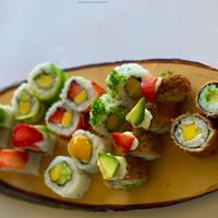 (Vegetarian, it has cream)  at Sushi Angel in Setúbal