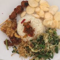 nasi veggi at Loving Hut in Denpasar