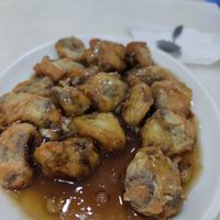 Mushroom stake at Loving Hut in Denpasar