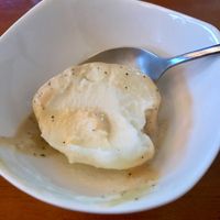 Energising shot, green juice and dessert (pineapple sorbet) served also at Spazziano in Rio De Janeiro