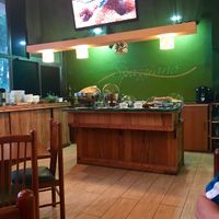 The buffet at Spazziano in Rio De Janeiro