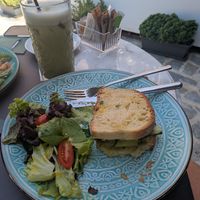 Avocado toast at 77 Cafe in Kefalonia