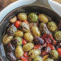  Citrus Olives (red quest focaccia for dipping!)  at Rocca Pizzeria in Baton Rouge