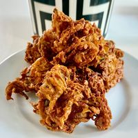 Kandha bhajia  at Chaat Bazaar - International City in Dubai