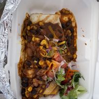 cheese burrito  at WorldBeat Cafe in San Diego