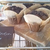 Vegan chocolate muffin at Dreamers by Bohnenmeister in Chemnitz
