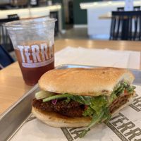 Eggplant Schnitzel - vegetarian heaven  at Terra Craft Sandwiches in Melbourne