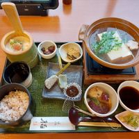 Vegan set at Saga-Tofu Ine North Branch - 嵯峨とうふ 稲 北店 in Kyoto