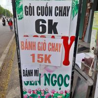 Sign outside at Sen Ngoc in Ho Chi Minh City