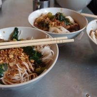 Noodles dishes are cheap, and you can easily have a couple if you're a big eater. at Wenjun in Jianshui
