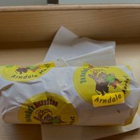   at Pancho's Burritos in Manchester