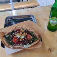 Falafel Sandwich at Kicherherz in Frankfurt