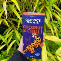Cradoc's Crackers: Coconut & Chilli. at Pips in Ruthin