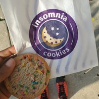 Birthday cake at Insomnia Cookies in Conshohocken