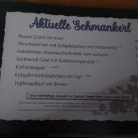 Seasonal Menu at Weingut Feuerwehr Wagner in Vienna