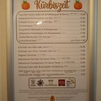 Seasonal menu at Weingut Feuerwehr Wagner in Vienna