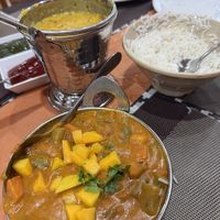 Curry mango - Dal with ricee  at Pure Vegetarian Indian Restaurant Trang An in Ninh Binh
