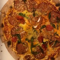 Vegan Pizza Salami at Pizza Pinocchio in Vienna