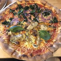Vegan pizza  at Pizza Pinocchio in Vienna