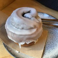 Cinnamon scroll  at Fika Coffee in Christchurch