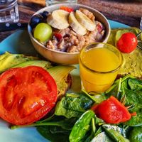 Vegan Light breakfast at Augustin in Vienna