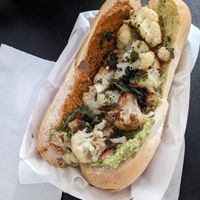 Cauliflower po'boy at Killer Poboys in New Orleans